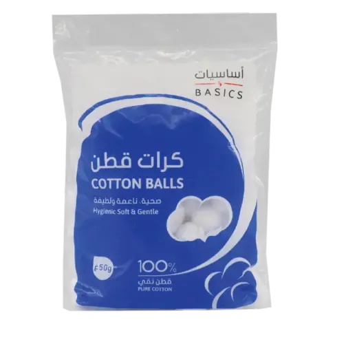 أسواق التميمي أساسيات كرات قطن بيضاء-100 حبة