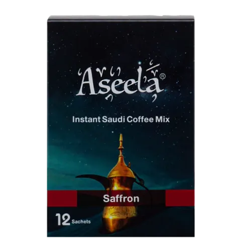 أصيلة قهوة عربية فورية بالزعفران-12 X 5 غرام