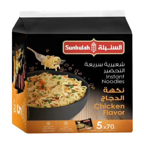 السنبلة نودلز فورية نكهة دجاج-5 X 70 غرام