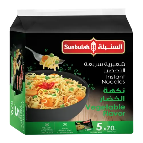 السنبلة نودلز فورية نكهة خضار-5 X 70 غرام