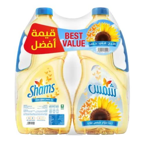 شمس زيت دوار الشمس عرض خاص-2×1.5 لتر