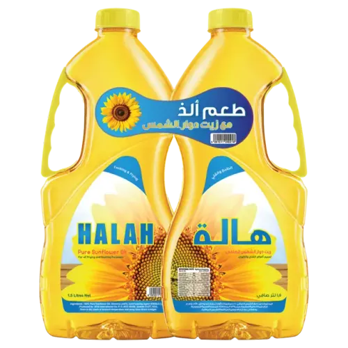 هالة زيت دوار شمس صافي-2 X 1.5 لتر