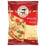 البقرات الثلاث جبنة موزاريلا مبشورة-900 غرام