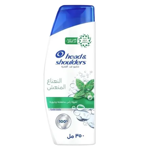 هيد أند شولدرز شامبو مضاد للقشرة برائحة المنثول المنعشة-350 مل
