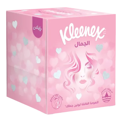 كلينكس مناديل وجه الجمال 3 طبقة-50 منديل
