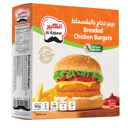 الكبير برجر دجاج بالبقسماط-400 غرام