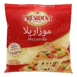 بريزيدن جبنة موزاريلا مبشورة-450 غرام