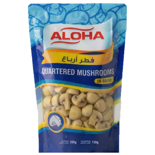 ألوها فطر مقطع إلى أرباع-250 غرام