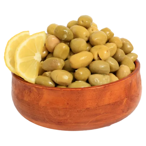 أسواق التميمي زيتون أخضر مغربى بالليمون- غرام 100